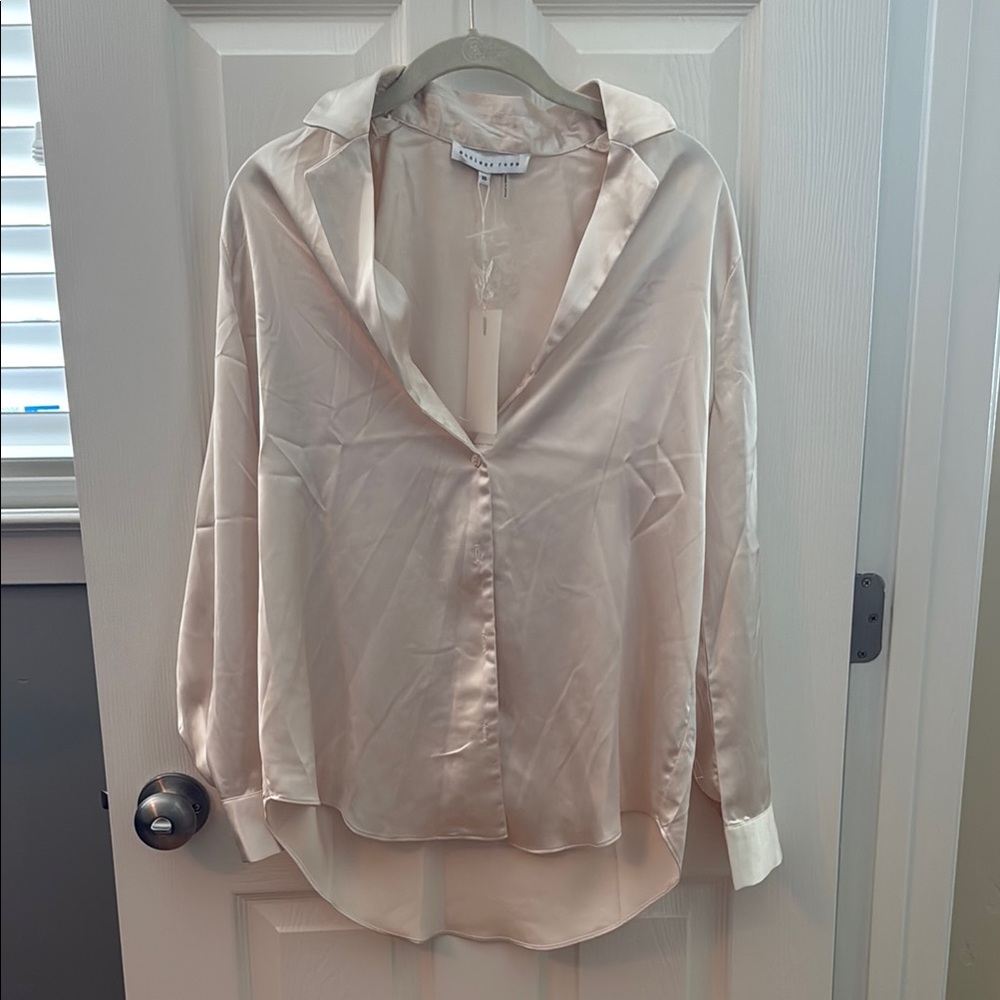 Endless Rose Cream Button Down Shirt